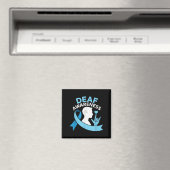 ろう者認識度月青いリボンアスルコクレアルインピル マグネット (インサイチュ (食洗機))