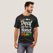 ろう者認識度補聴器インプラントASL Wave Your H Tシャツ (正面フル)
