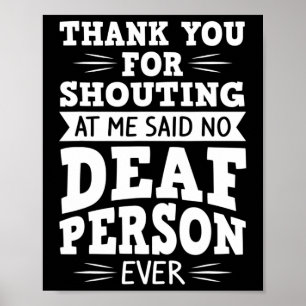 ろう者認識度難聴と手話1 ポスター