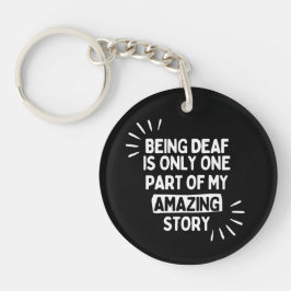 ろう者認識度 – 私の素晴らしい物語 キーホルダー