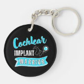 ろう者認識度 – 蝸牛植え戦士 キーホルダー (裏面)