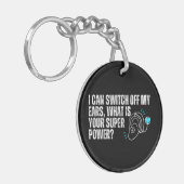 ろう認識度 – 蝸牛インプラすごいントパワー キーホルダー (正面左)