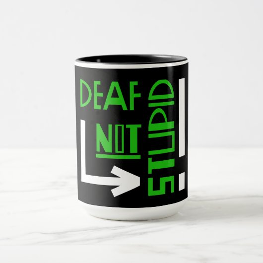 ろう障害認識度 マグカップ (中央)