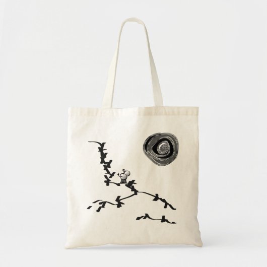 ろばおよび抽象芸術の月 トートバッグ (正面)