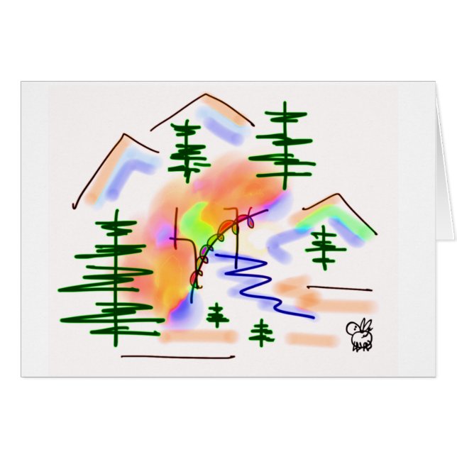 ろばおよび虹 (正面横)