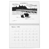 ろばおよび象のカレンダー カレンダー (2月 2026)