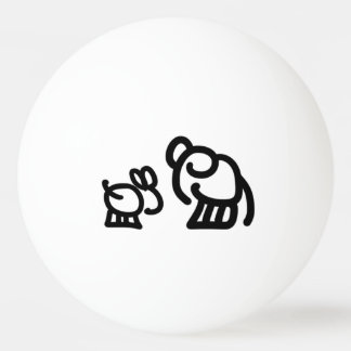 ろばおよび象 卓球ボール