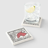 ろばのコースター ストーンコースター (横)