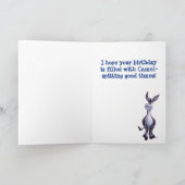 ろばのパーティーの中心 カード (内部)