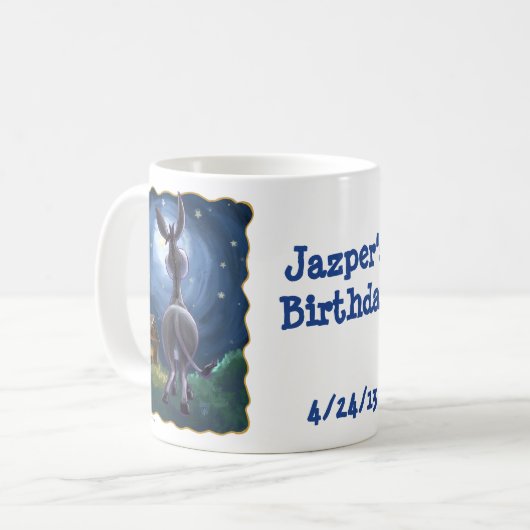 ろばのパーティーの中心 コーヒーマグカップ (正面左)