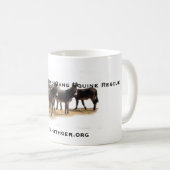 ろばのマグのHithgerのトリオ コーヒーマグカップ (正面右)