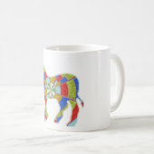 ろばのロックのアメリカの選挙の投票2012年 コーヒーマグカップ (正面右)