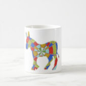 ろばのロックのアメリカの選挙の投票2012年 コーヒーマグカップ (中央)