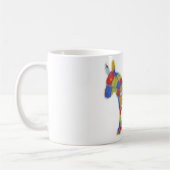 ろばのロックのアメリカの選挙の投票2012年 コーヒーマグカップ (左)