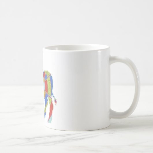 ろばのロックのアメリカの選挙の投票2012年 コーヒーマグカップ (右)