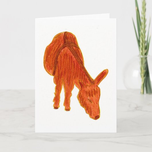 ろばの伝説 カード (正面)