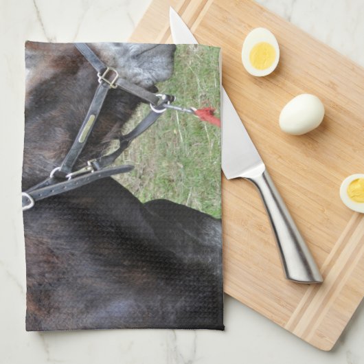 ろばの友人 キッチンタオル (四つ折り)