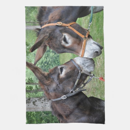 ろばの友人 キッチンタオル (縦)