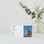 ろばの名刺 名刺 (スタンド正面)