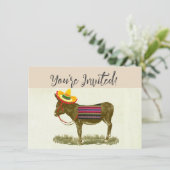 ろばの尾をピンで止める 招待状 (スタンド正面)