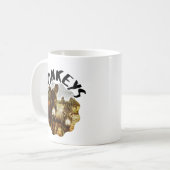 ろばの恋人のギフトのコーヒー・マグ コーヒーマグカップ (正面左)