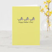 ろばの母の日カード カード (黄色い花)