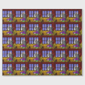 ろばの監視雪 ラッピングペーパー (フラット)