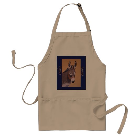 ろばの顔 スタンダードエプロン (正面)