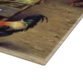 ろばの養鶏場動物の絵を描くこと カッティングボード (角)