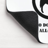 ろばはMouspadを可能にしませんでした マウスパッド (コーナー)