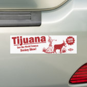 ろばショーのバンパーステッカー バンパーステッカー (車上)