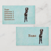 ろば及びフクロウの名刺 名刺 (正面/裏面)