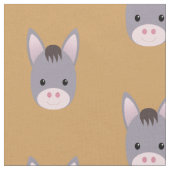 ろば ファブリック (クローズアップ)