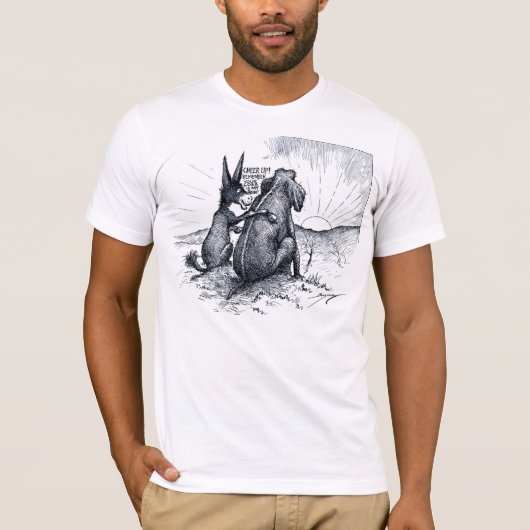 ろば/象-あなたの損失は私の利益です Tシャツ (正面)