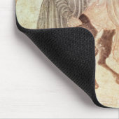 ろば、15世紀を持つモンゴルの遊牧民 マウスパッド (コーナー)