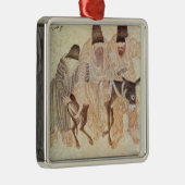 ろば、15世紀を持つモンゴルの遊牧民 メタルオーナメント (右)