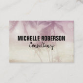 ろ過された写真の黒 名刺 (正面)