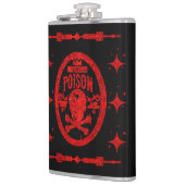 ろ過されていない毒レッドとブラックハロウィーン フラスク (左)