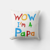 わぁ私はパパTシャツとGIftsだ クッション (正面)