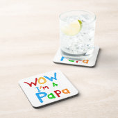 わぁ私はパパTシャツとGIftsだ コースター (右側)