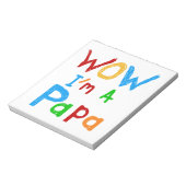 わぁ私はパパTシャツとGIftsだ ノートパッド (回転)