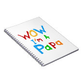 わぁ私はパパTシャツとGIftsだ ノートブック (右側)