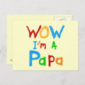 わぁ私はパパTシャツとGIftsだ ポストカード (正面/裏面)