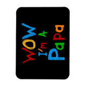 わぁ私はパパTシャツとGIftsだ マグネット (縦)