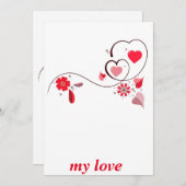 わあモダンあハート シーズンカード (正面/裏面)