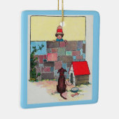 わあーわあ！誰の犬が芸か子供部屋韻 セラミックオーナメント (右)