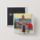 わあーわあ！誰の犬が芸か子供部屋韻 缶バッジ (正面&裏面)