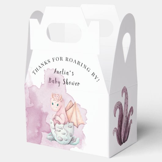 わあ感謝していり声を上げろ!ドラゴンベビーシャワー フェイバーボックス (オープン)