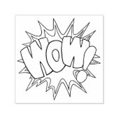 わあ漫画ポップ・アートの自己インキングのゴムスタンプ セルフインキングスタンプ (デザイン)