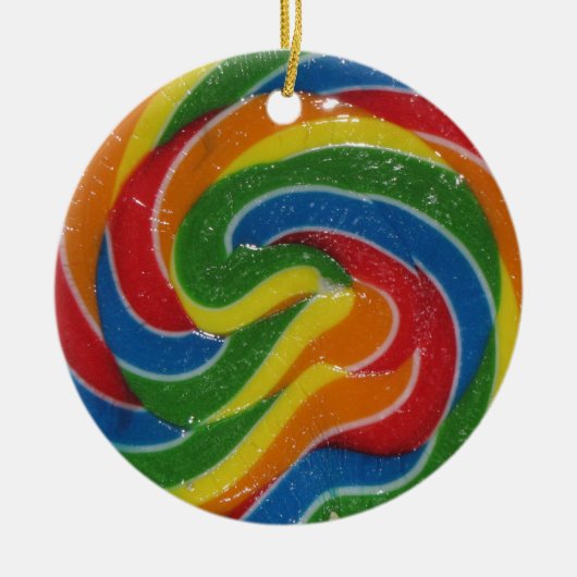 わあ。あれはフリッピンの巨大な棒つきキャンデーオーナメント セラミックオーナメント (正面)